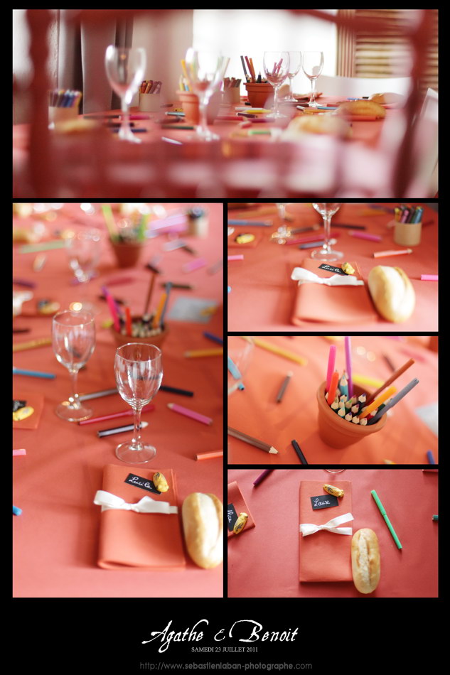 photo mariage reception table enfant photographe france